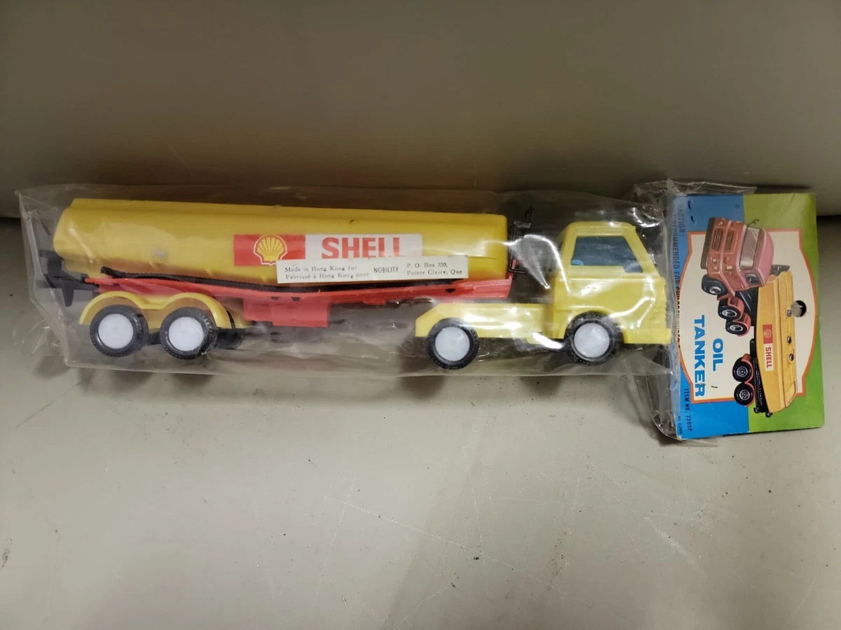 RARE Vintage 1960s Plastic Shell Oil Tanker Truck Toy HTF RIG 10