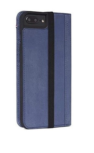 Custodia folio decodificata in pelle pieno fiore chiusura elastica per iPhone... - Foto 2 di 3
