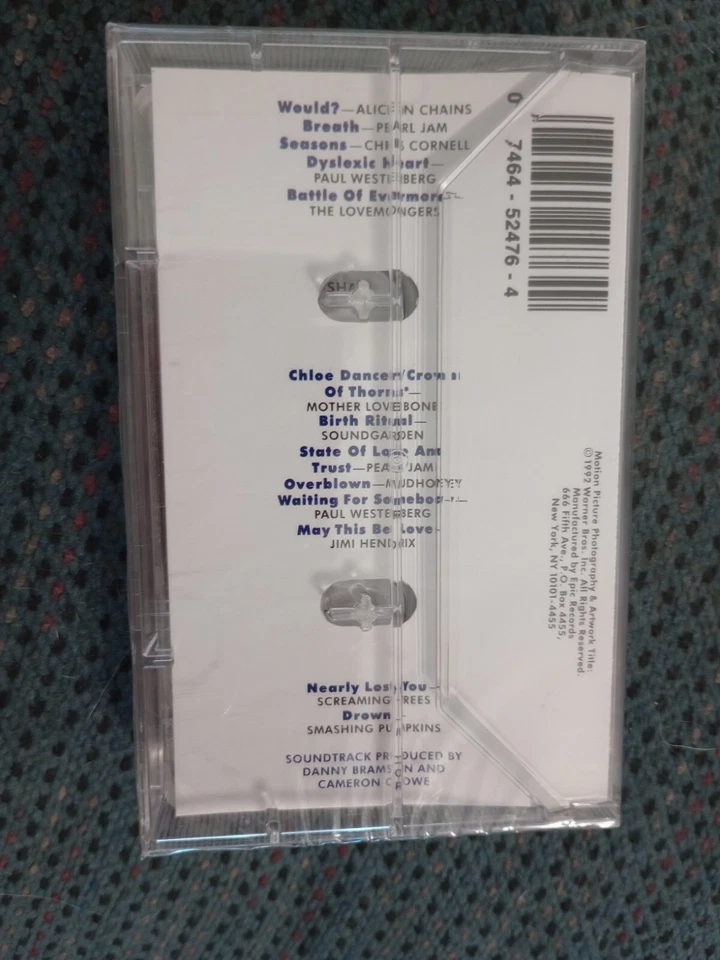 Singles - Original Motion Picture Soundtrack Cassette Sealed With Hype Sticker  - Image 3 of 3