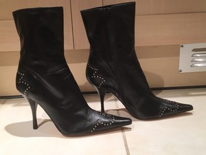 steve madden black cowboy boots