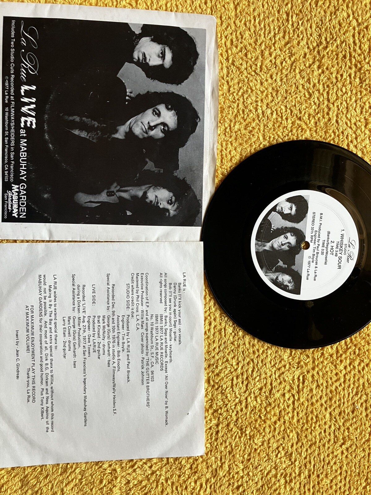 La Rue 45 Live at Mabuhay Garden 1977