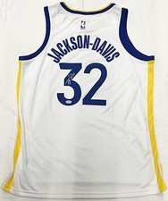 Trayce Jackson Davis Signed Autographed Golden State Warriors Jersey PSA/DNA COA