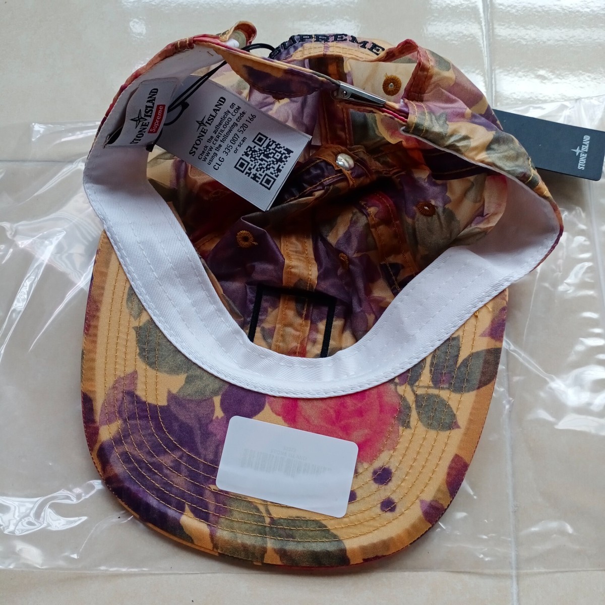 Supreme x Stone Island Lamy 6-Panel 'Copper' Hat Cap Floral Supreme x Stone Island Lamy 6-Panel 'Copper' Hat Cap Floral