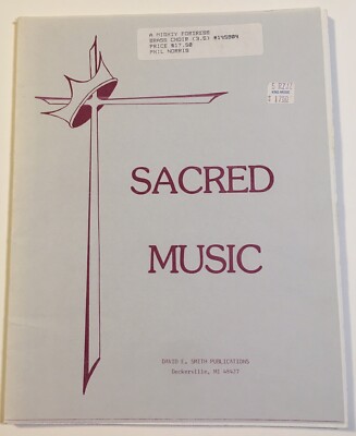 Sacred Instrumental Sheet Music ~ A Mighty Fortress ~ David E. Smith Brass Drums