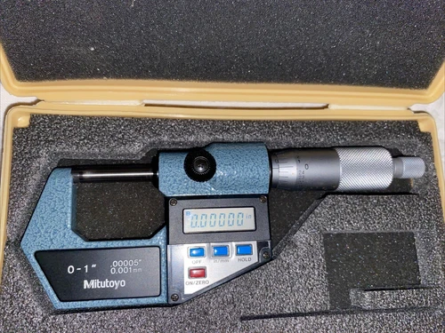 Mitutoyo Digimatic Digital Micrometer  293-761 With Case  Used