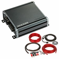 Kicker 46CXA8001 Monoblock Class-D Amplifier  Free 4 AWG Belva Amplifier Kit