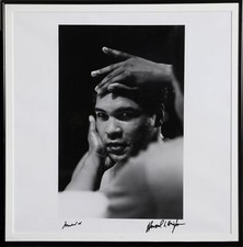 Howard L. Bingham, Muhammad Ali, 1978, Gelatin Silver Print, signed in marker by