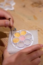 Needle Felting Moulds - Daisies - Set of Four