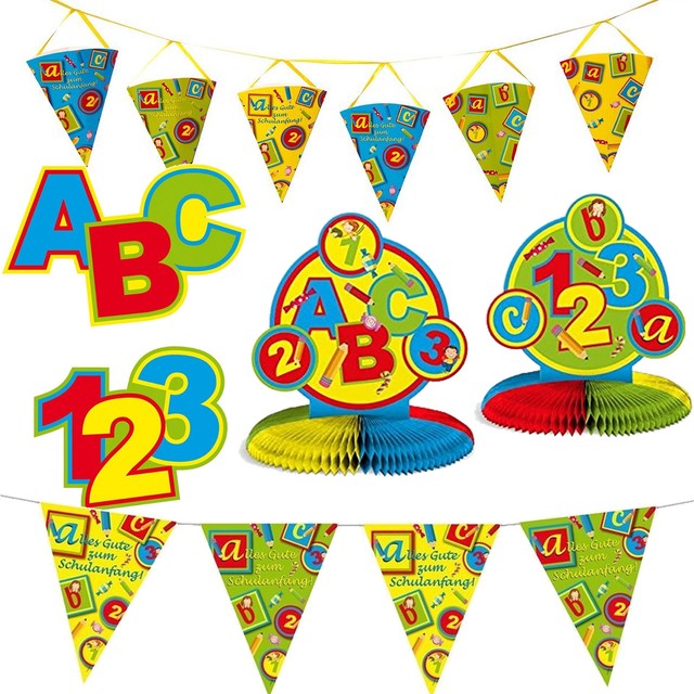 Einschulung 1 Schultag Schulstart Lutz Mauder Party Alles für die Schultüte ABC