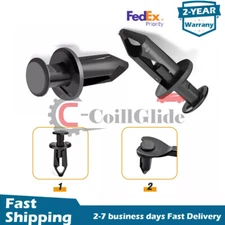 100x ATV Fender Clip Push Retainer Fastener for Honda Suzuki Kawasaki Polaris