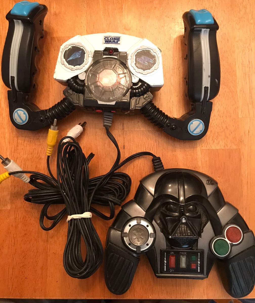 ジャックスパシフィック スターウォーズ　クラシックバトルズ　TVゲーム Star Wars Clone Wars Darth Vader Jakks Pacific TV Plug N Play