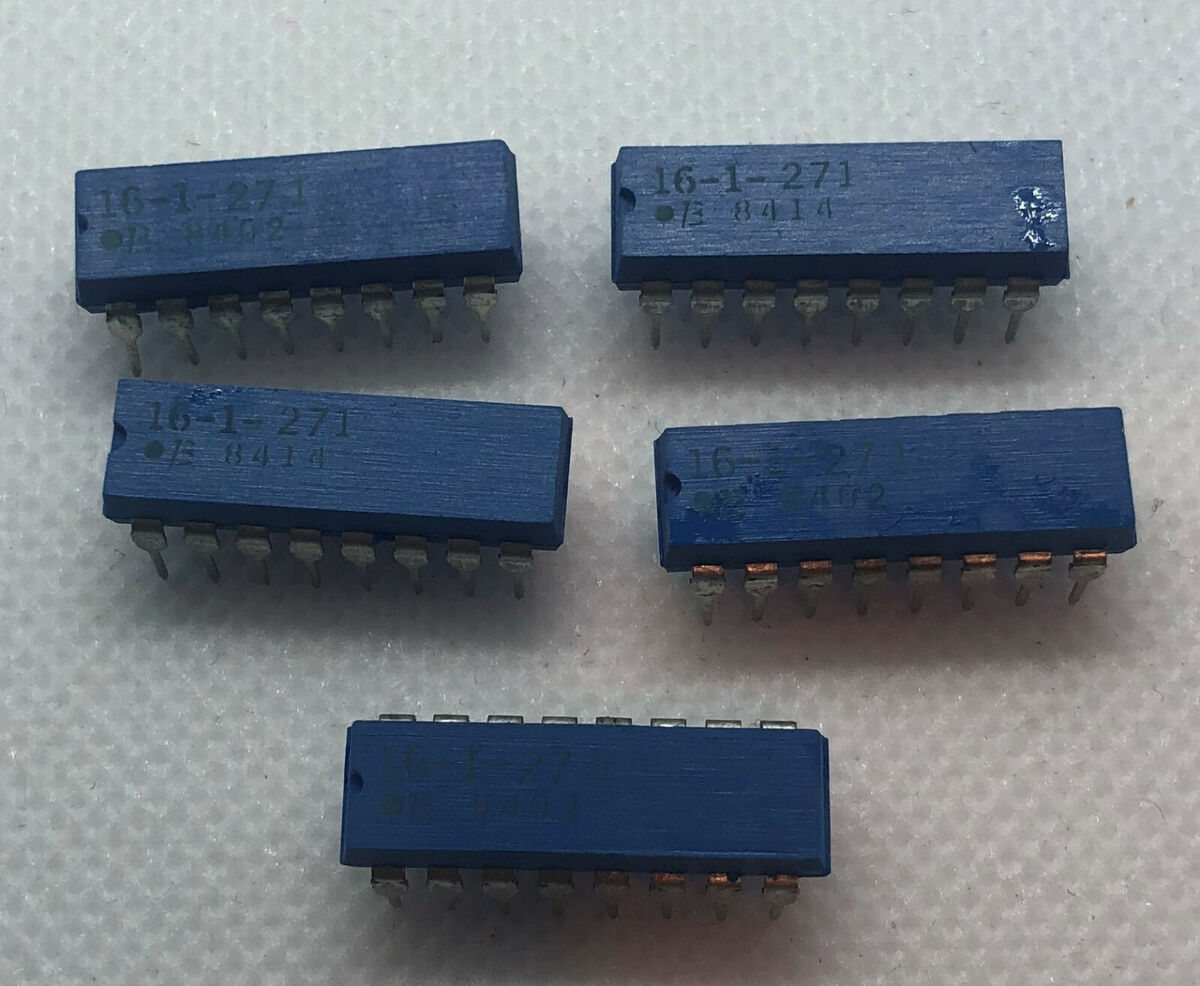 5 x 4116R-1-271 16-1-271 Resistor Network Array 270R BOURNS 5 x 4116R-1-271 16-1-271 Resistor Network Array 270R BOURNS