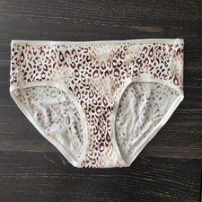 Vintage Y2K Victoria's Secret Panty Size S Animal Print Leopard Cheetah Bikini E