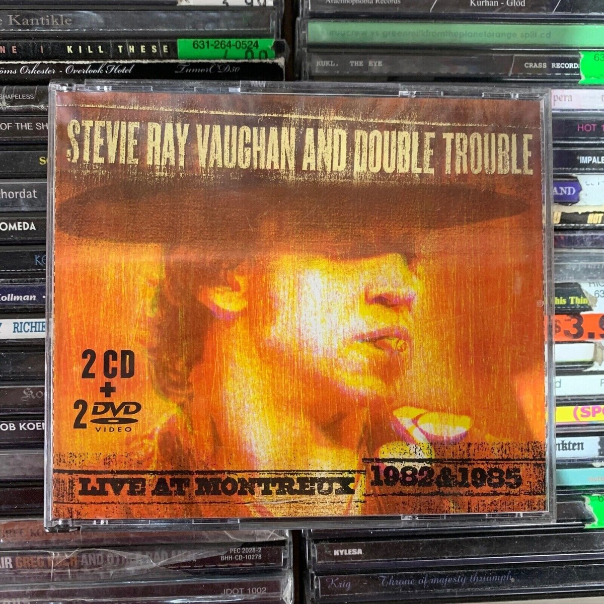 STEVIE RAY VAUGHAN & DOUBLE TROUBLE LIVE At Montreux 1982 1985 CD