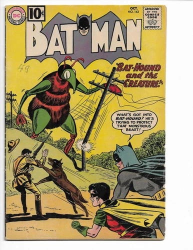 BATMAN 143 - VG+ 4.5 - BATHOUND COVER APPEARANCE - ROBIN (1961)