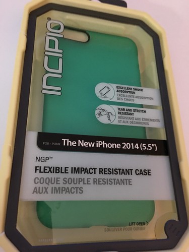 Incipio NGP for iPhone 6 Plus - Translucent Teal IPH-1197-TEAL - Picture 2 of 5