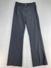 Nike Dri-Fit Vintage Riding Pants Straight Leg Stretch Solid Gray Size S 4-6