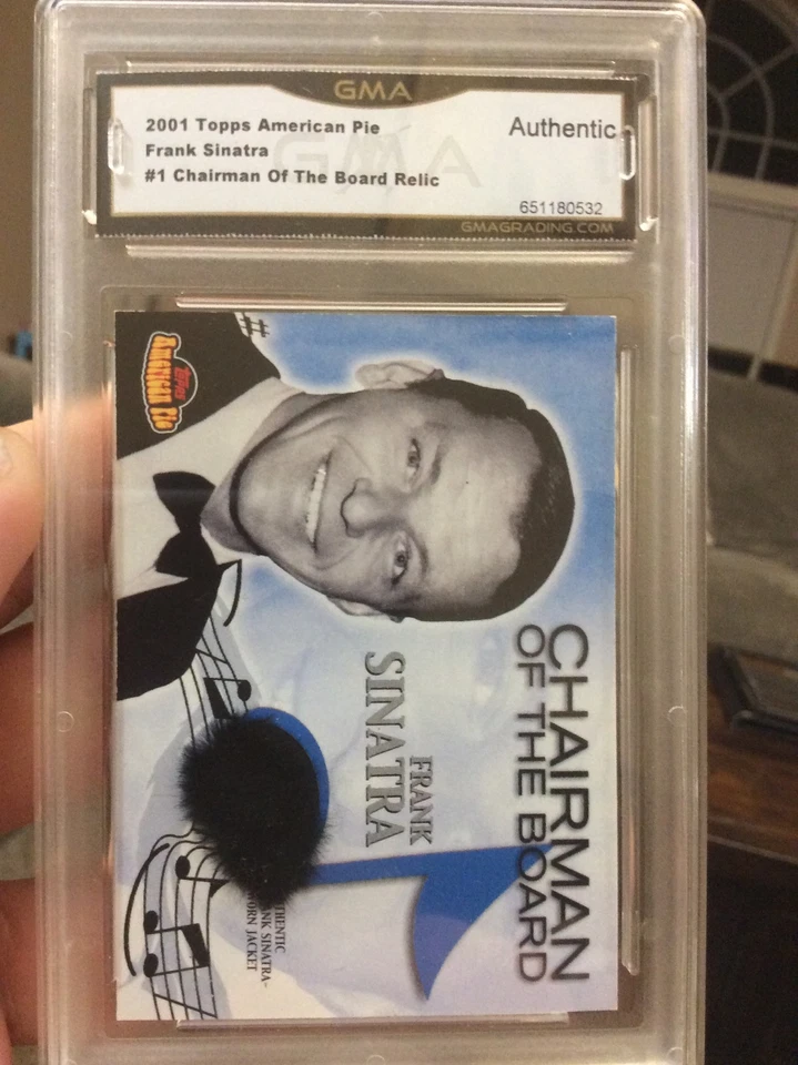 2001 Topps - FRANK SINATRA - Authentic Jacket Relic - GMA Auth - Image 2 of 4