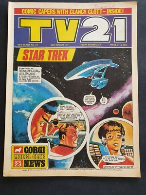 TV 21 COMIC No 78 20th MARCH 1971 VNC
