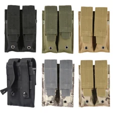 Nylon Magazine Pouch Tactical Molle Pouches Double Magazine Holder Dual Mag Bag