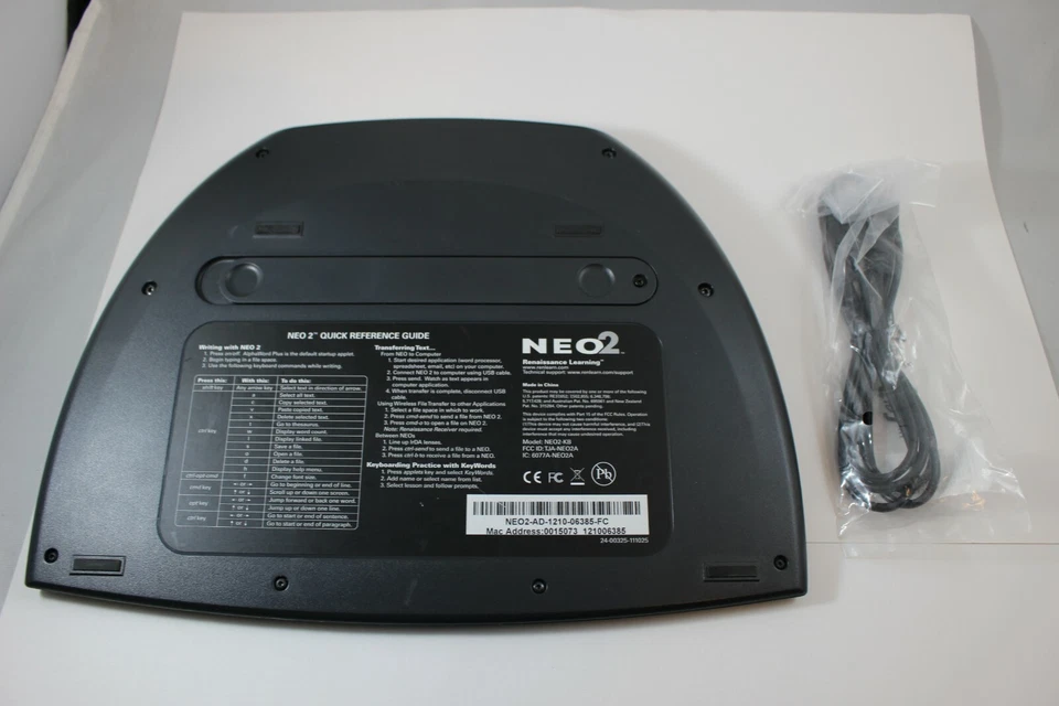 Alphasmart Neo 2 NEO2-KB Word Portable PC Processor Keyboard Classroom w USB π₯ - Image 2 of 4