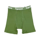 Supreme x Hanes Boxer Briefs Olive