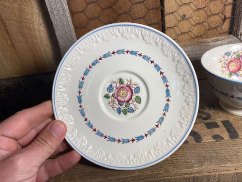 Vintage Wedgwood Corinthian Evenlode Teetasse & Untertasse ~ Made in England - Bild 3 von 11