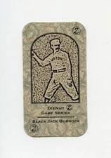 #TN18354 BLACK JACK BURDOCK Oddball Green UV Light Game Card