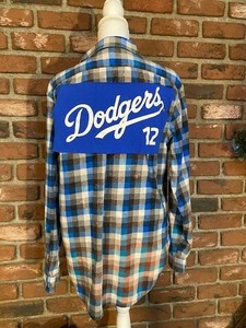 dodgers flannel shirt