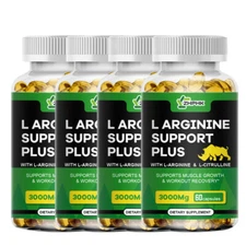 L-Arginine 60 Nitric Oxide,Testosterone Booster,Energy Support Capsules 3000 mg