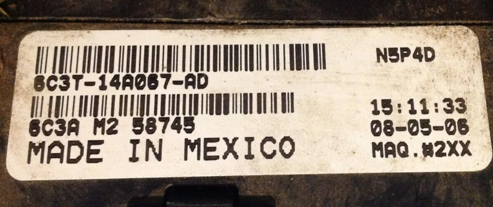 Ford F250 Super Duty 2005 2006 2007 fusible unión bcm caja relé 6C3T-14A067-AD Foto 3 de 4