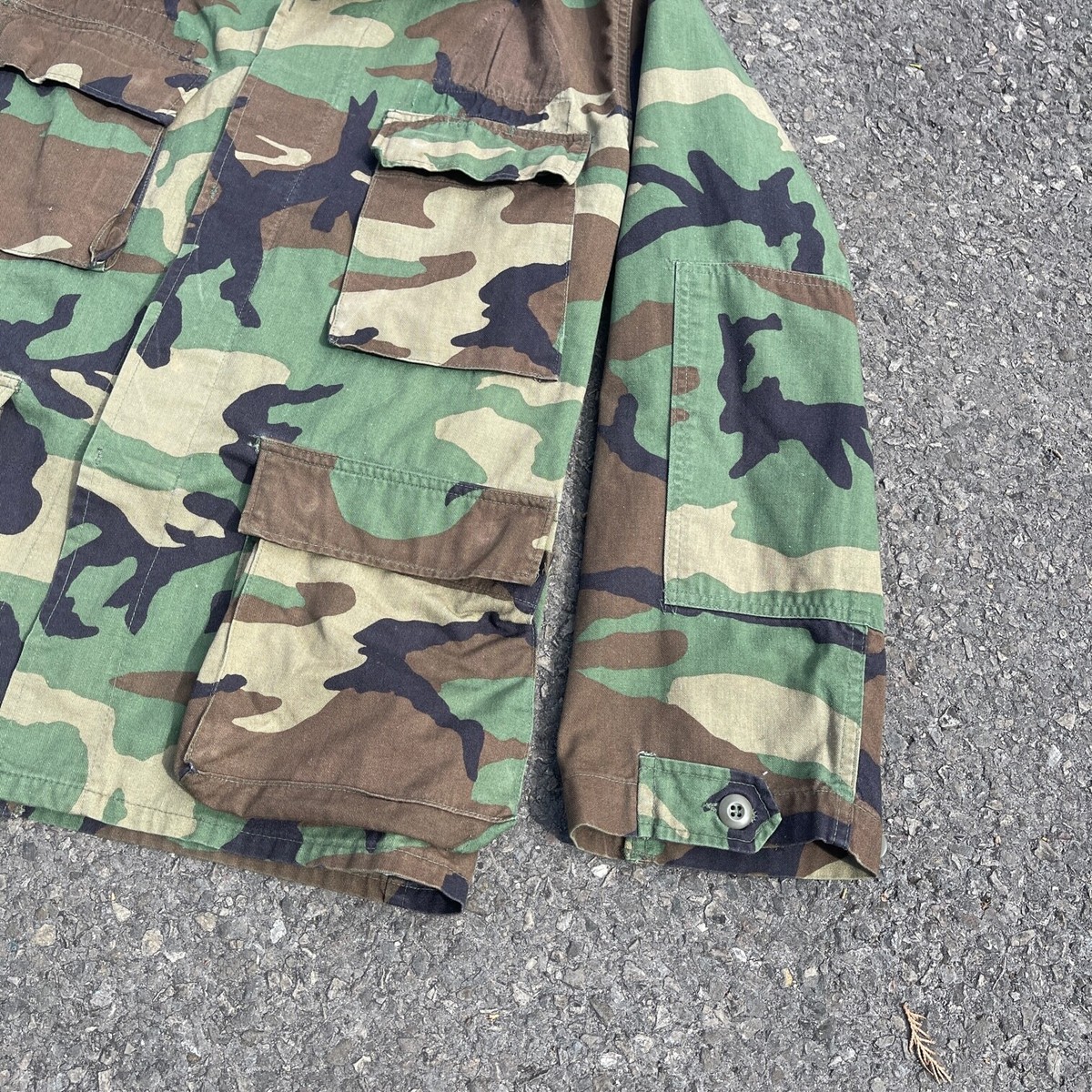 US Army Surplus Issue M81 Woodland BDU Jacket Shirt, Camo