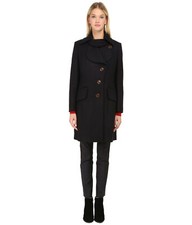 Vivienne Westwood Red Label Love Melton Wool Cashmere Dress Coat Miltiary 44 12
