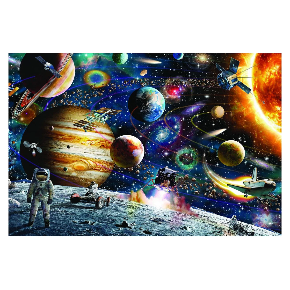 1000 Pieces Space Traveller Adults Kids Jigsaw Puzzle Game DIY Toy 