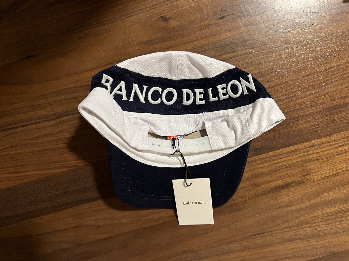 【⚠️お値下げ可】 アメレオンドレALD TEAM LEON SOCCER HAT Aime Leon Dore ALD Team Leon Logo Soccer Hat Cap in White