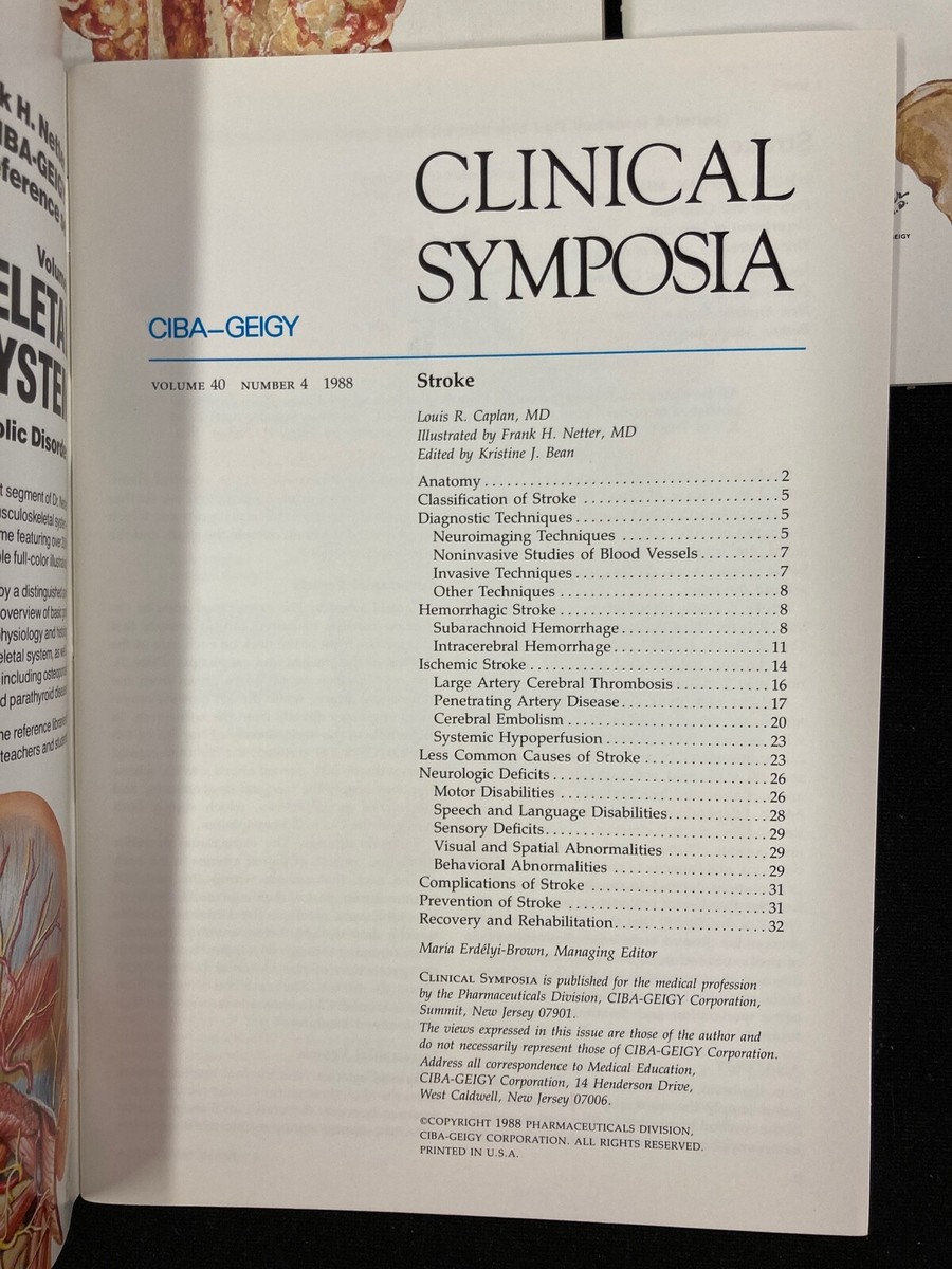 KILLER-BONG「CLINICAL SYMPOSIA」 CLINICAL SYMPOSIA, 1983-1989, LOT OF 6, F.NETTOR & J.CRAIG