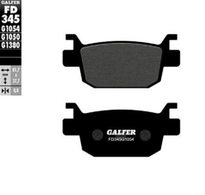 Galfer Bremsbeläge Für Qj Src 500 550 Srk 125 400 Srv 550