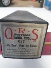 piano roll QRS 627 You Don't Want The Bacon one step played Peter Weldling