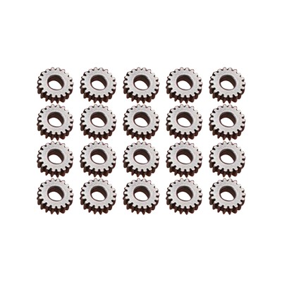 20pcs 18T 0.3 Modulus 2.55mm Hole Steel Gears Planetary Gear 5.95mm Diameter T