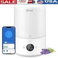 Smart Ultrasonic Humidifier App Control Auto Mode Top Fill Essential Oil New