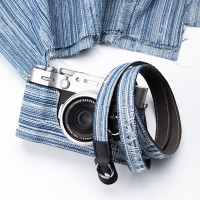 Denim Camera Bag Case Protect Cover Belt For Fujifilm X-E5 XM5 XT5