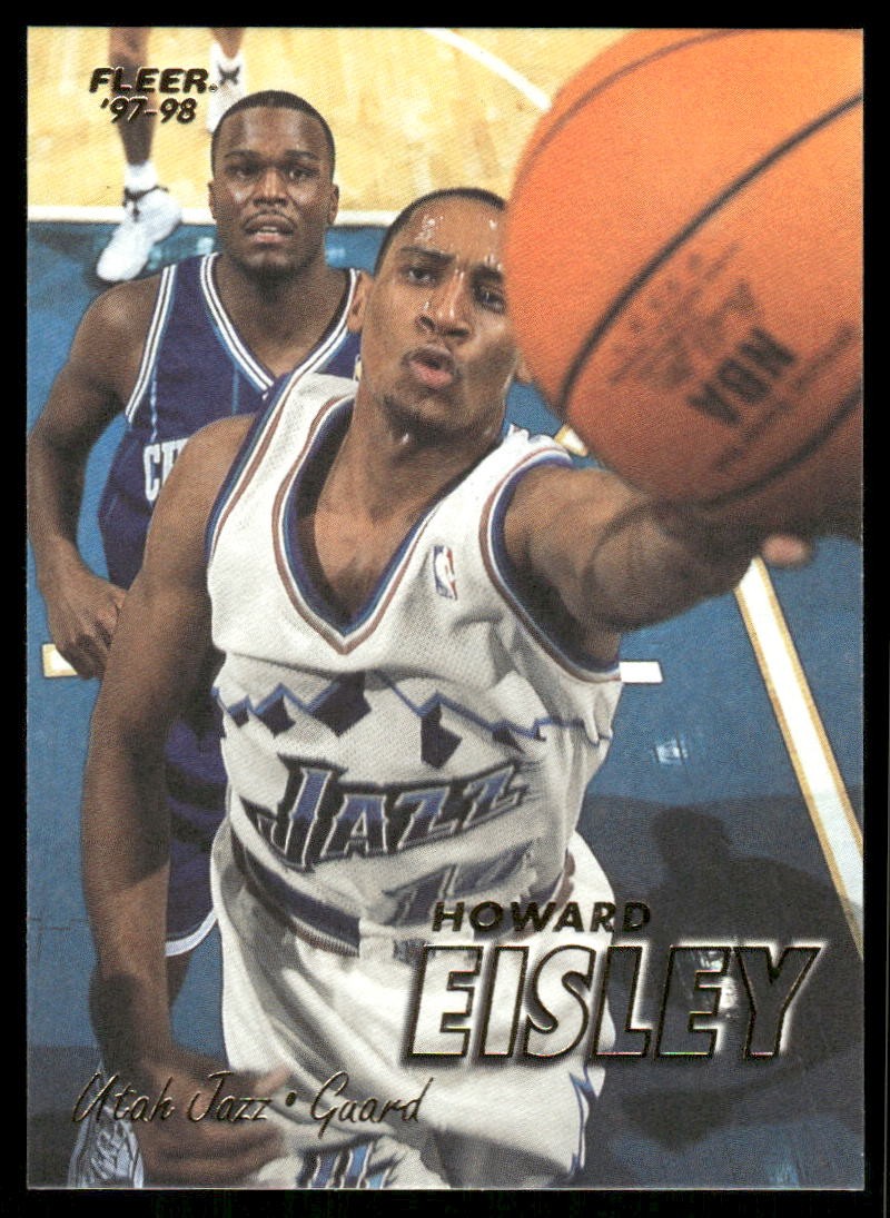 1997-98 Fleer #288 Howard Eisley Utah Jazz Basketball Card