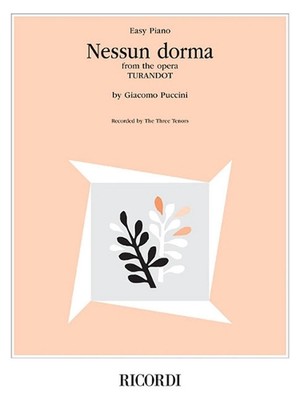 Nessun Dorma (from the Opera Turandot): Easy Piano Solo by Giacomo Puccini