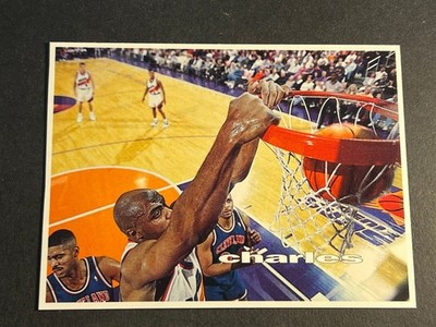 Box 33: 93-94 BLANK BACK WHITE BORDER TEST PROOF Rim Rocker Charles Barkley