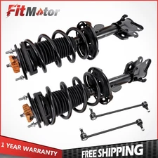 Front Struts w/Coil Spring Assembly Sway Bar End Links For 2009-2015 Honda Pilot