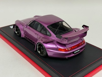 1/18 Ignition model Porsche 911 Carmen Metallic Purple on a custom