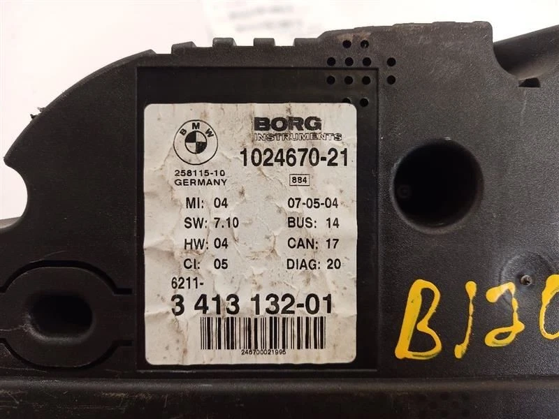 04-06 Cuadro de instrumentos velocímetro BMW X3 1024670-21 3413132-01 3790772 Foto 3 de 4