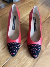 Maud Frizon Women s Red leather Pumps