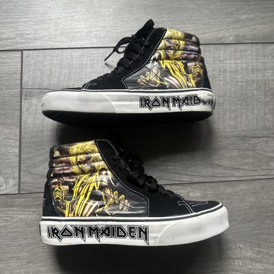 Vans Iron Maiden Killers Sk8 High US Mens Womens Used No Box