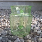 Anchor Hocking Princess Green Pitcher Uranium 60 Oz Depression Glass